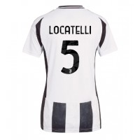 Zenski Nogometni Dres Juventus Manuel Locatelli #5 Domaci 2024-25 Kratak Rukav